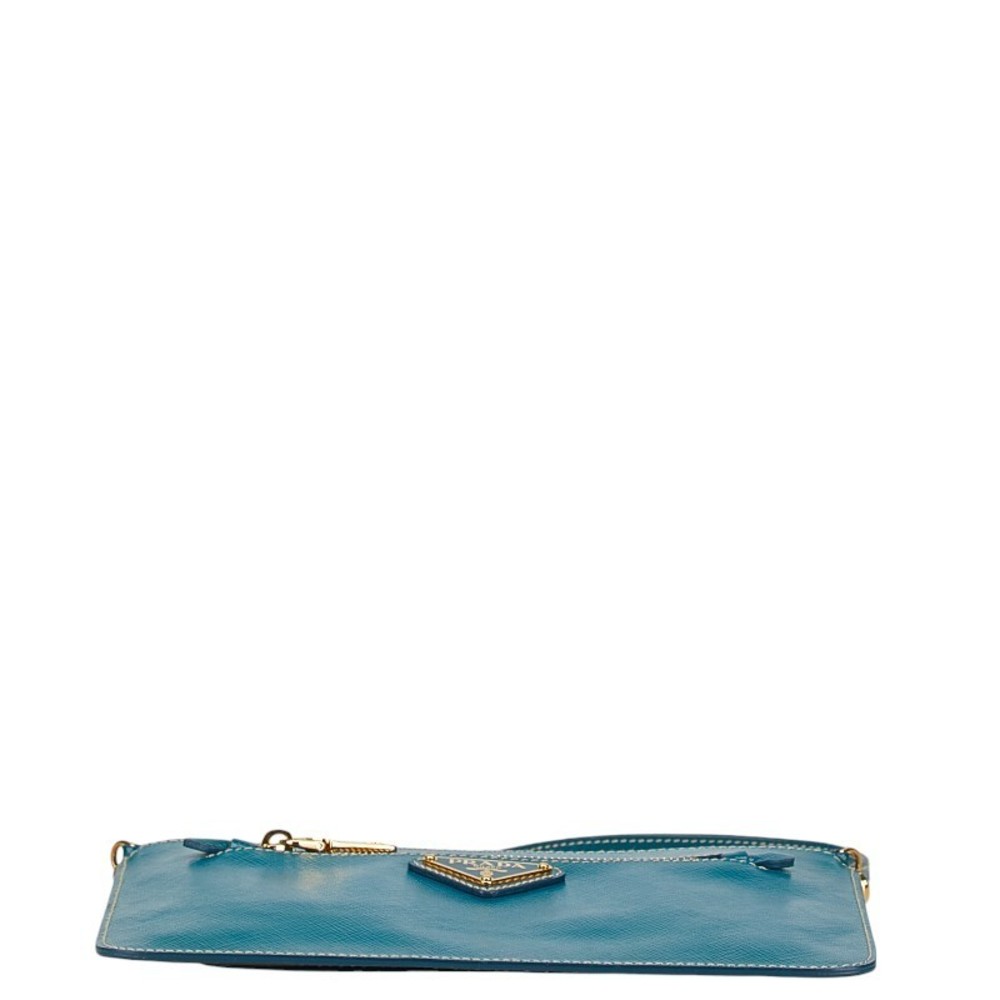 Prada Triangular Saffiano Leather Diagonal Mini S… - image 3